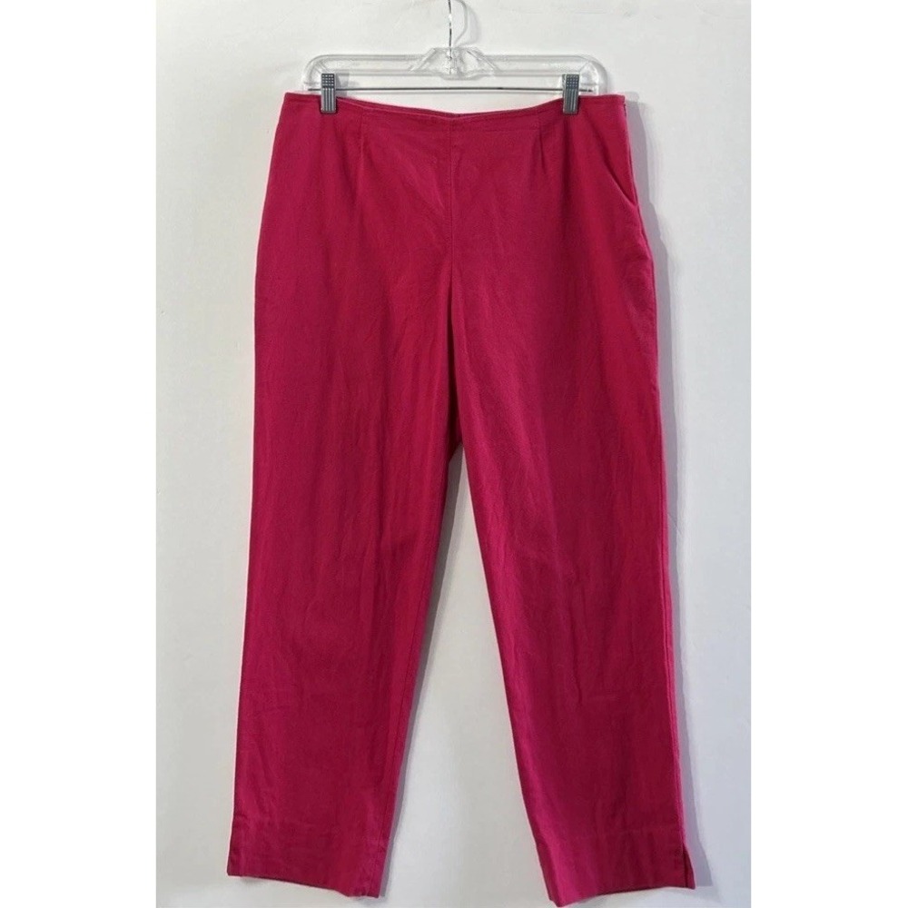 Women's Lafayette Cropped Ankle Pants Sz 10 Size Zip 26" Inseam